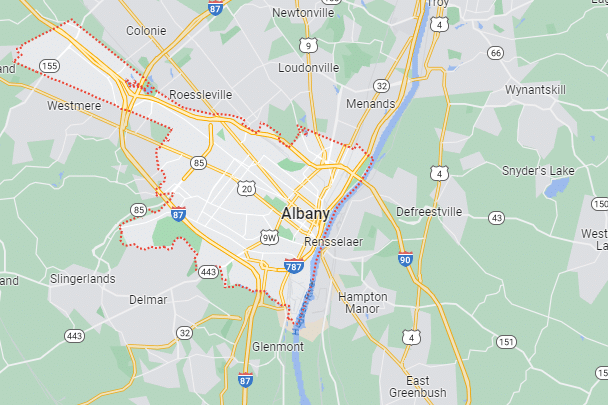albany map view